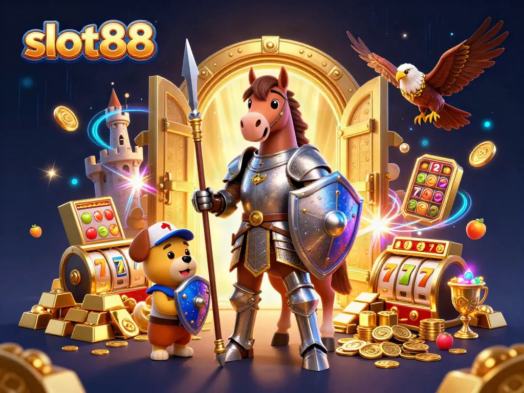 Engage in thrilling gameplay at slot88, where knights guard treasures and fortunes await.